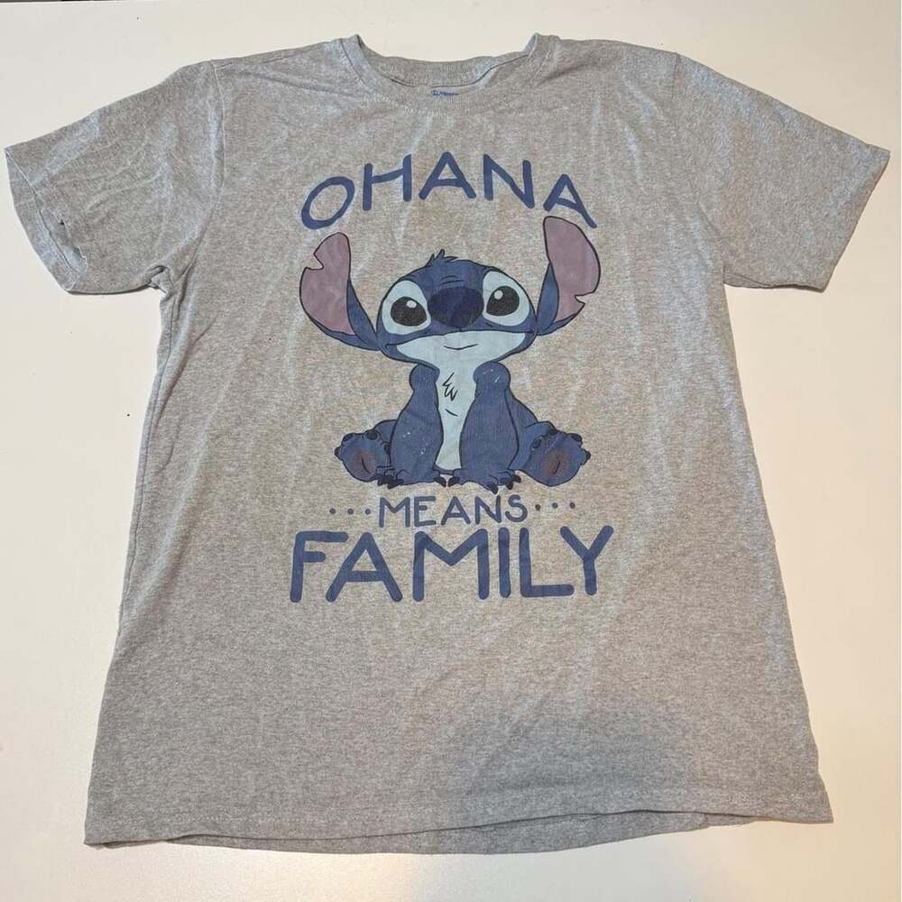 Disney Lilo & Stitch Ohana Means Family Graphic T-Shirt